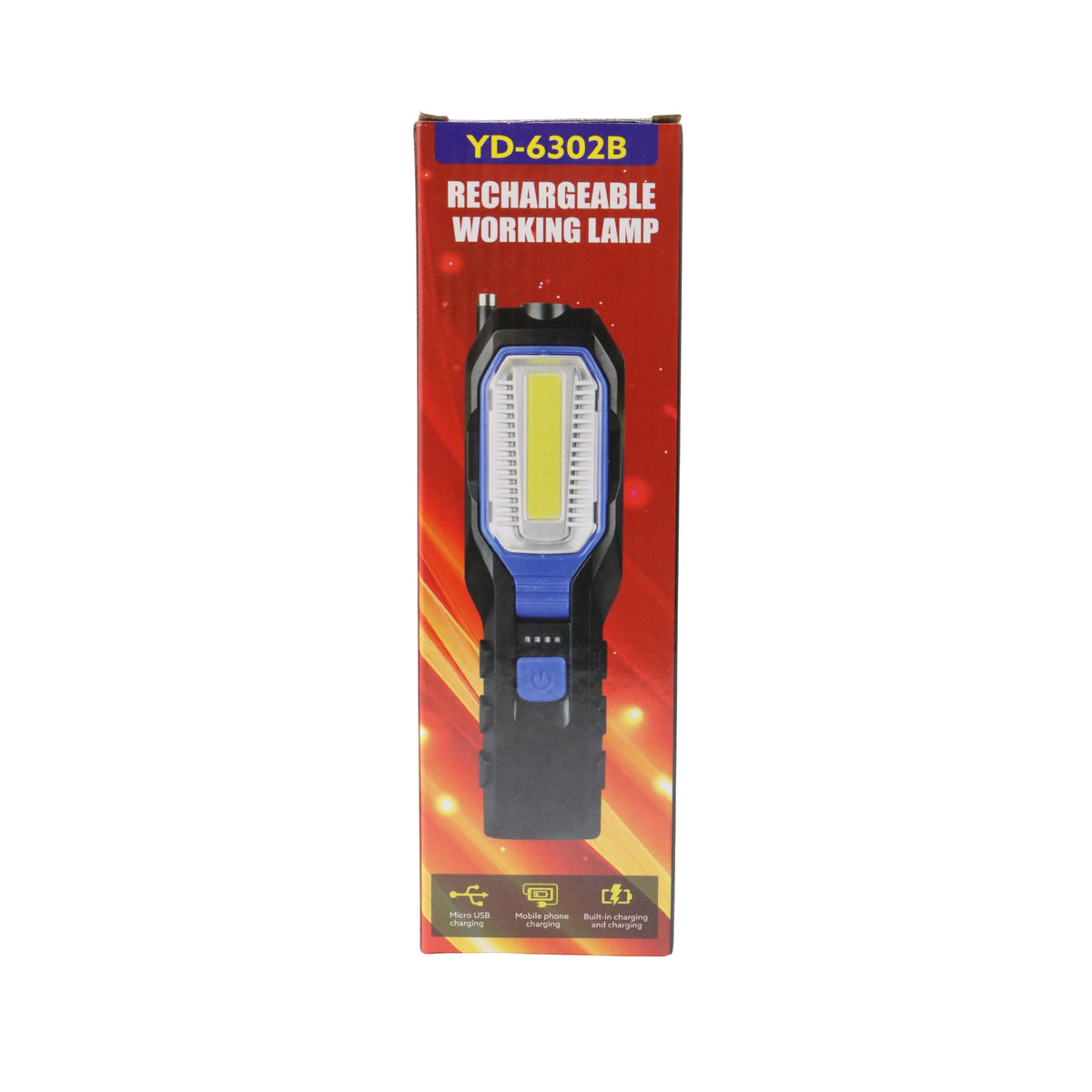 Lampă inspecție auto LED YD-6302B cu magnet, lanternă și încărcare USB