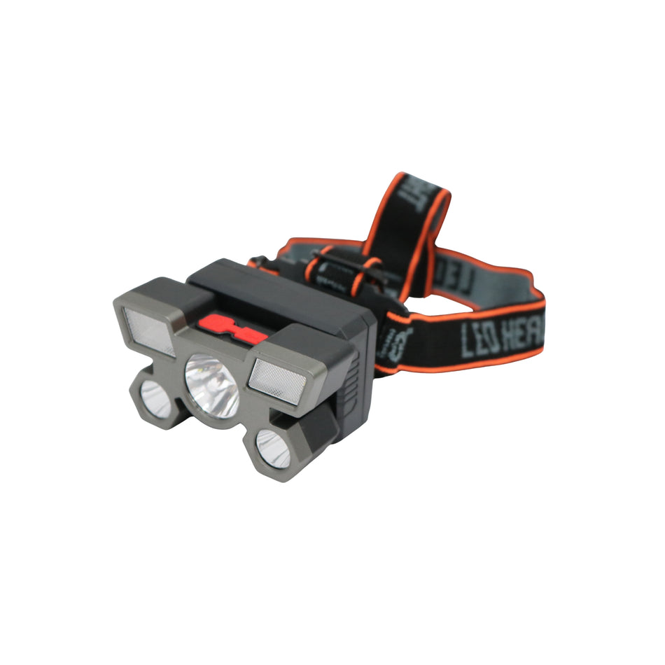 Lanternă frontală 5 LED-uri, USB, Model RC-2207