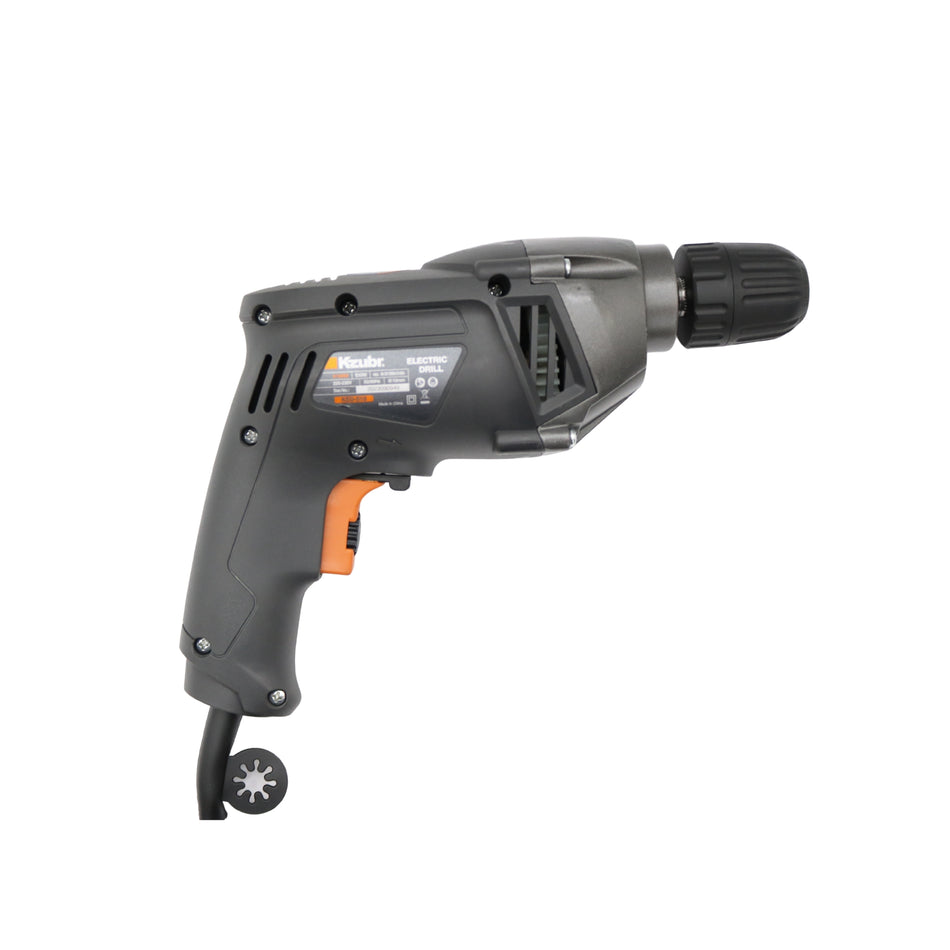Bormașină electrică KZUBR KED-510, 510W, 0–3100 rpm, mandrină rapidă 10 mm