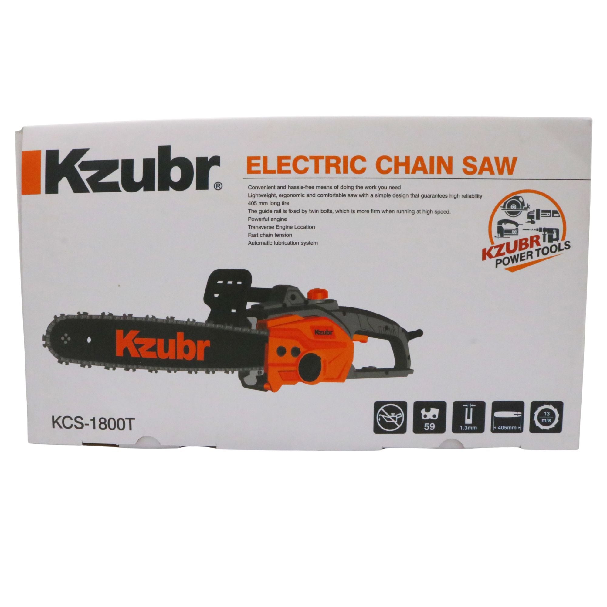Motofierăstrău electric Kzubr KCS-1800T 1800W 40 cm