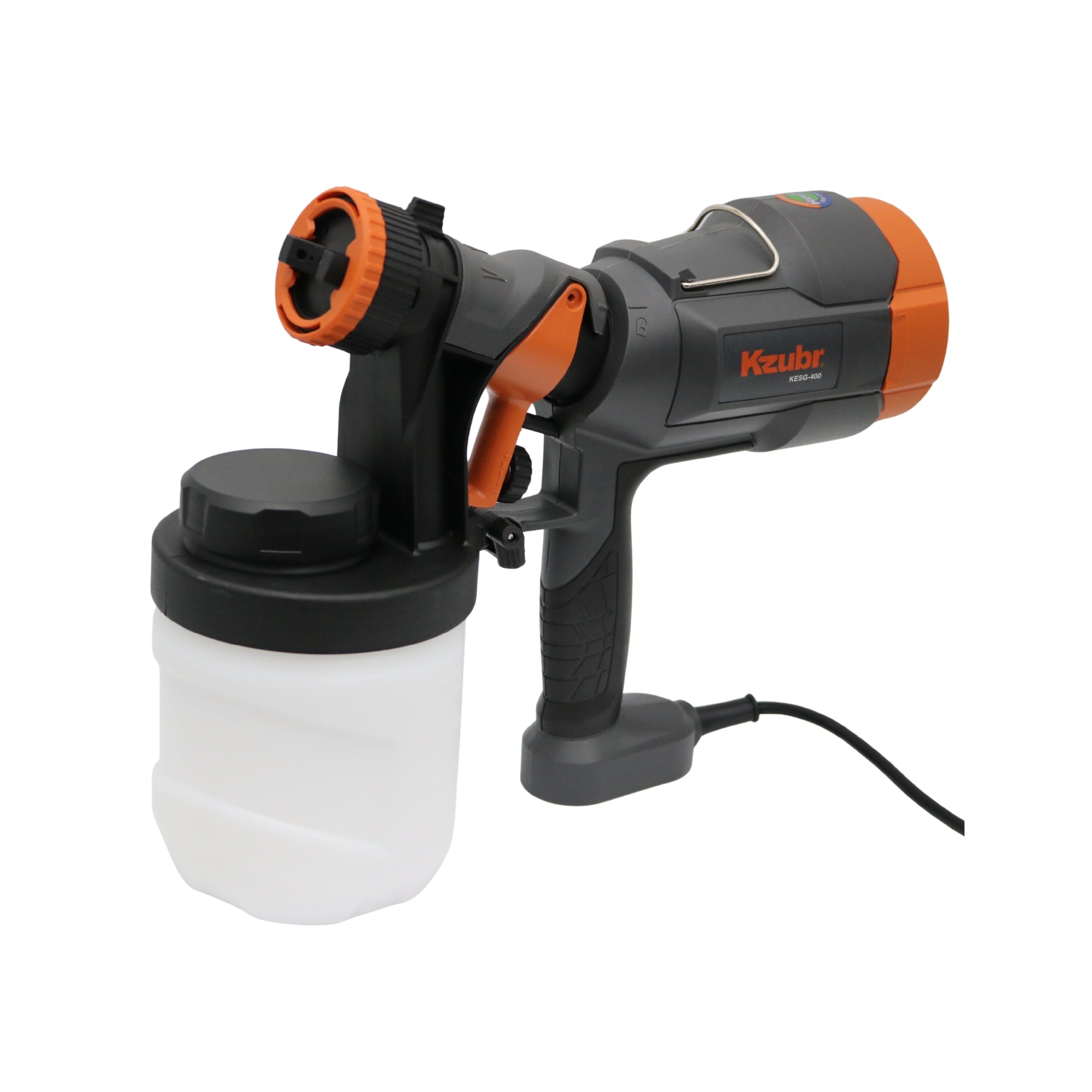 Pistol electric de vopsit Kzubr KESG-400, 400 W, rezervor 900 ml, debit 800 ml/min, – MSA3088