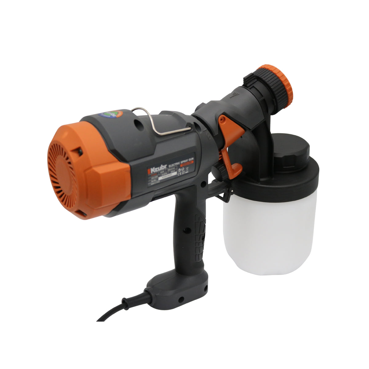 Pistol electric de vopsit Kzubr KESG-400, 400 W, rezervor 900 ml, debit 800 ml/min, – MSA3088