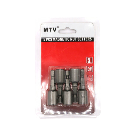 Tubulară 8 mm cu tijă 42 mm 1/4 Cr-V, set 5 bucăți MTV – MSA3265