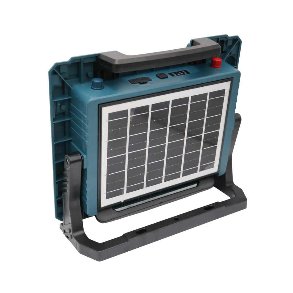 Lampă solară LED 800W W8121-3, 37 x 32 cm, cu panou solar detașabil