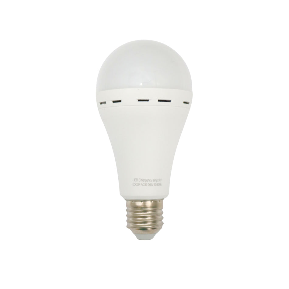 Bec LED 9W, E27, 6500K, cu acumulator pentru iluminat de urgență