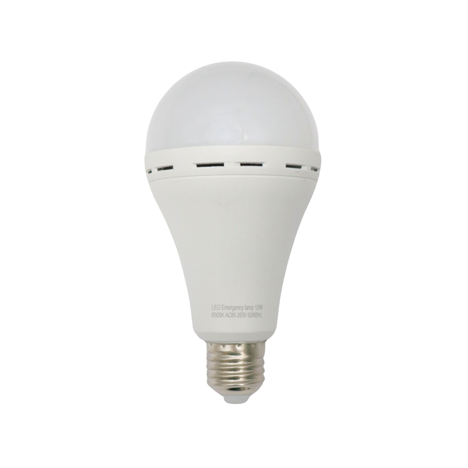 Bec LED 12W, E27, 6500K, cu acumulator pentru iluminat de urgență
