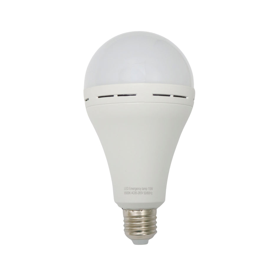 Bec LED 15W, E27, 6500K, cu acumulator pentru iluminat de urgență