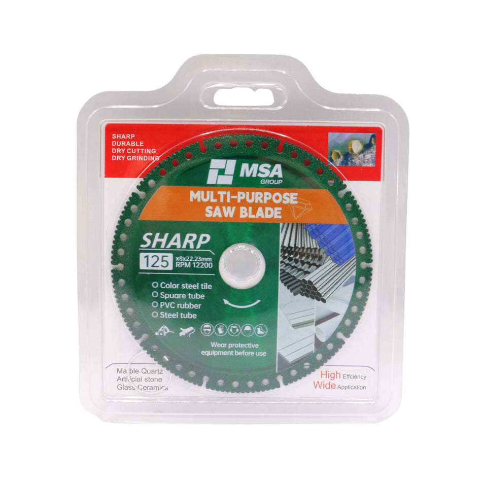 Disc multifuncțional Metal + PVC 125 x 8 x 22,23 mm, MSA