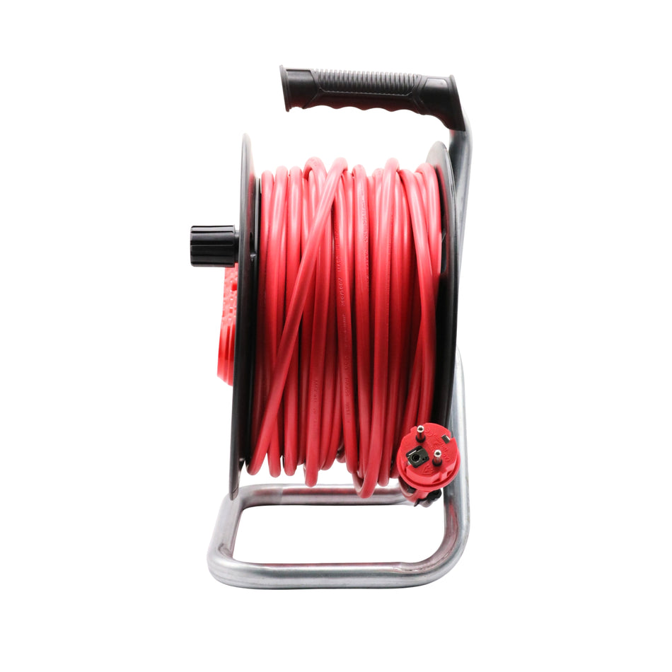 Prelungitor electric pe tambur MSA 3 x 2,5 mm, 30 m, 4 prize 230V IP20 – MSA3404