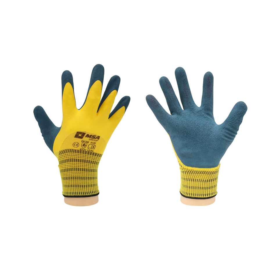 Mănuși de protecție subțiri Profi Nr. 10, spumă albastru-galben, 70 g, – MSA3418