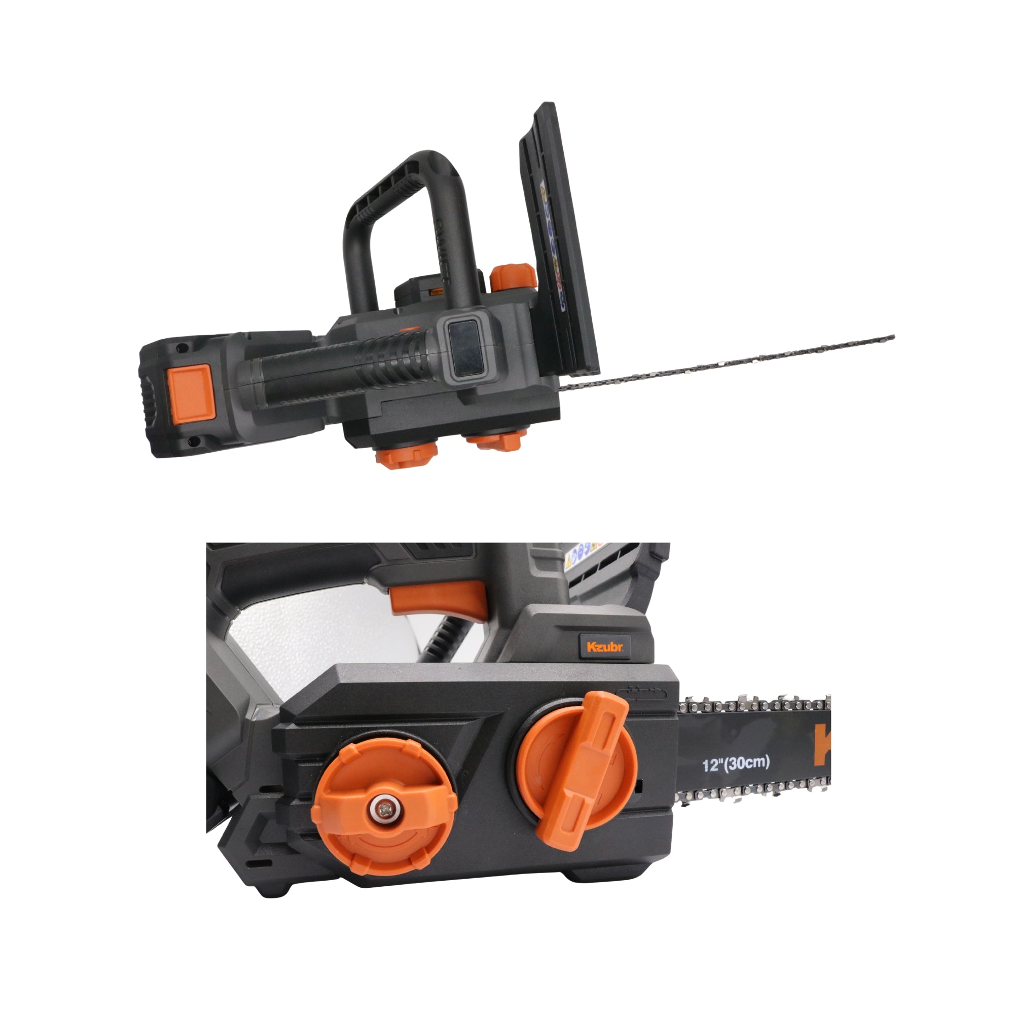 Drujbă electrică cu acumulator KBLECS-21V-12" Brushless, 21V, 2 x 4.0Ah – KZUBR