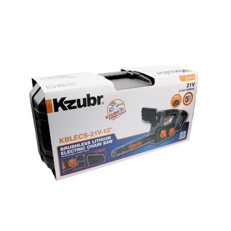 Drujbă electrică cu acumulator KBLECS-21V-12" Brushless, 21V, 2 x 4.0Ah – KZUBR