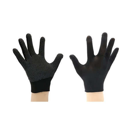 Mănuși textile subțiri cu puncte PVC, portocalii (12/set), MSA3431