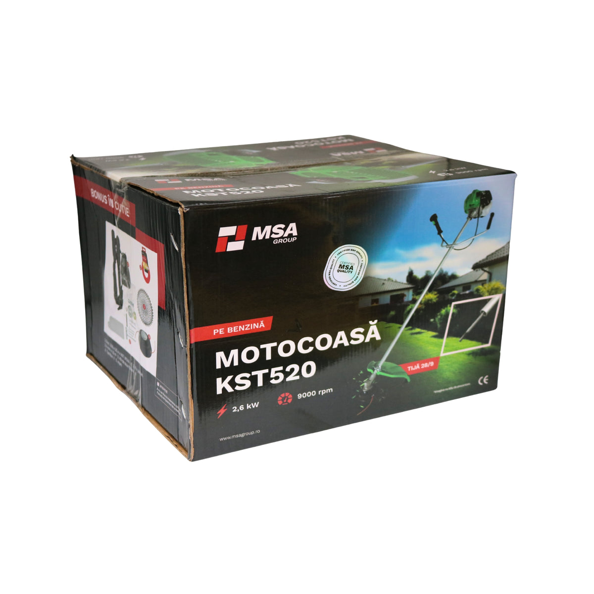 Motocoasă pe benzină KST520, 52cc – 2,6 kW – (3,5 CP), MSA3443