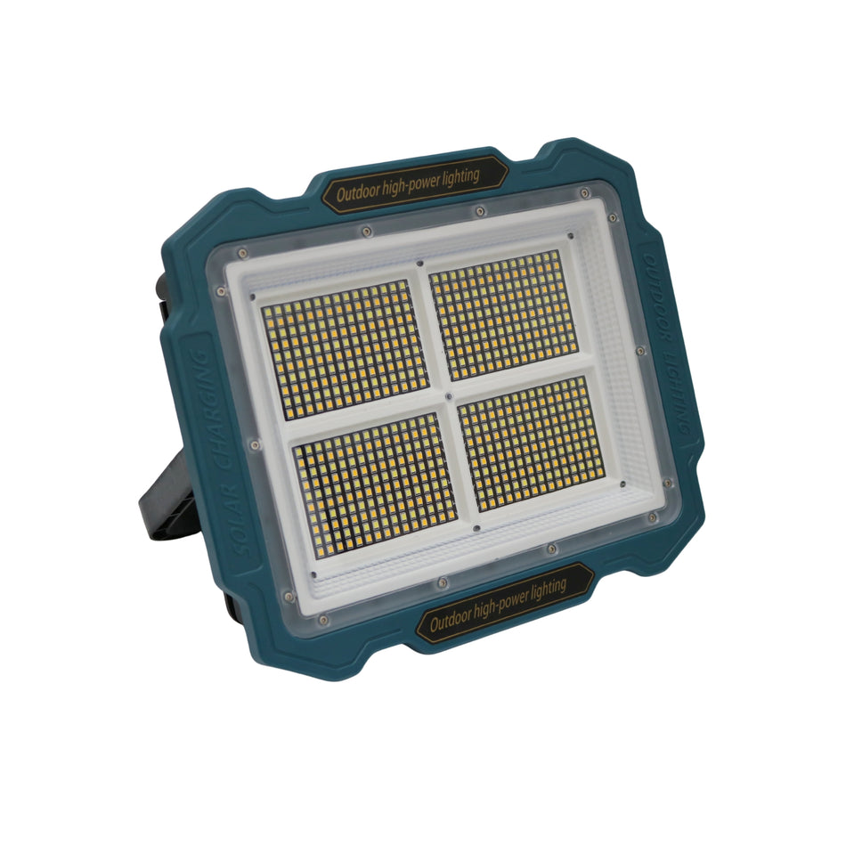 Lampă solară LED 400W W8149-3, 29,5 x 26 cm, cu 4 panouri solare