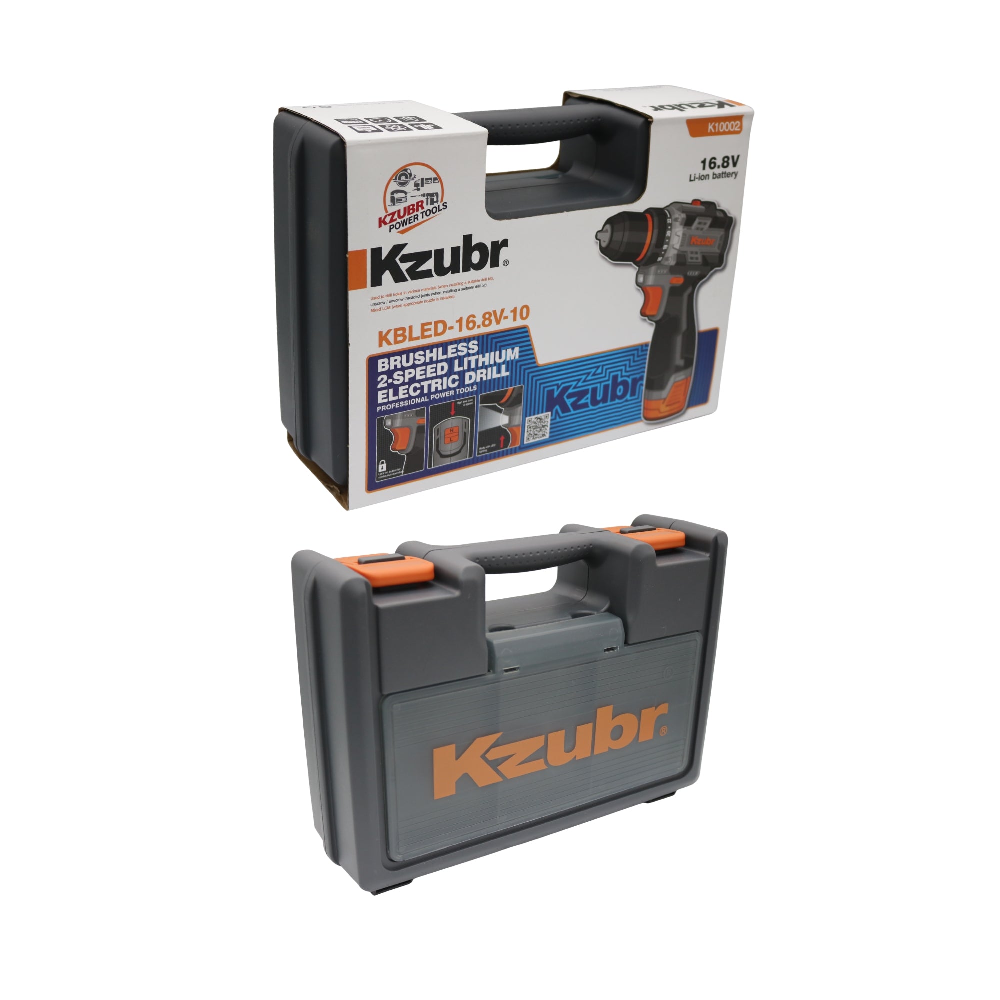 Mașină de găurit și înșurubat cu acumulator KZUBR KBLED-16.8V-10 (K10002)