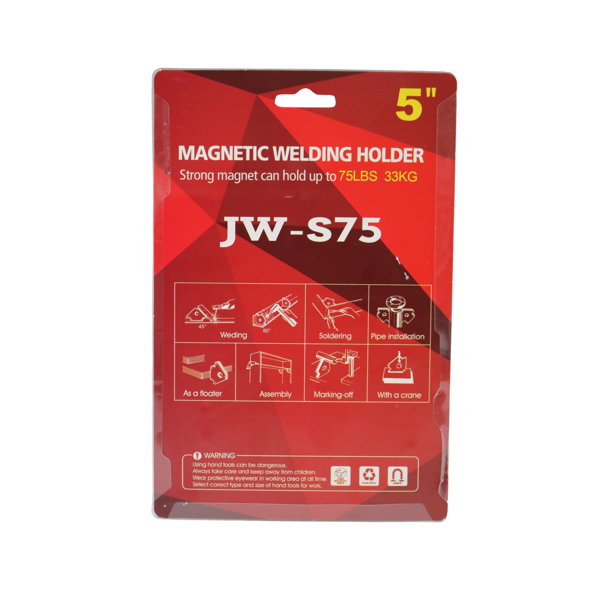 Vinclu magnetic pentru sudură 5", JW-S75