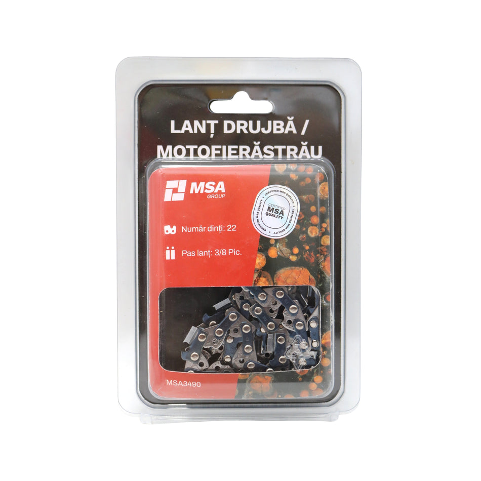 Lanț drujbă / motofierăstrău MSA, 22 dinți, pas 3/8 Pic. – MSA3490