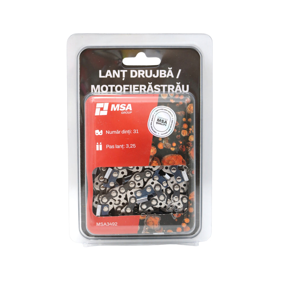 Lanț drujbă / motofierăstrău MSA, 31 dinți, pas 3.25 – MSA3492