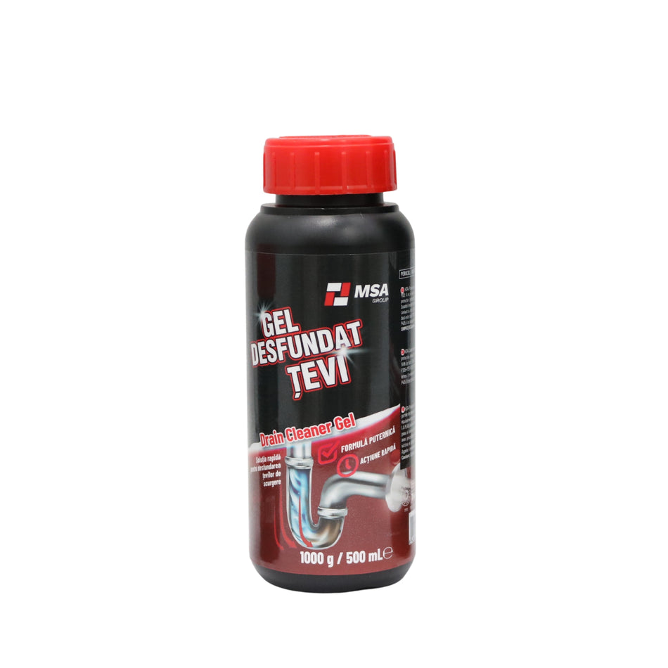 Gel pentru desfundat țevi MSA, 500 ml