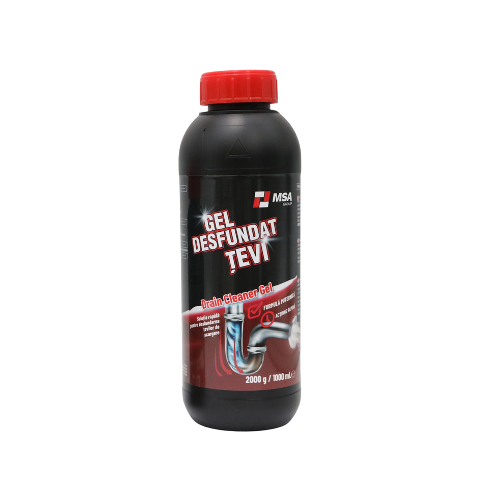 Gel pentru desfundat țevi MSA, 1 L