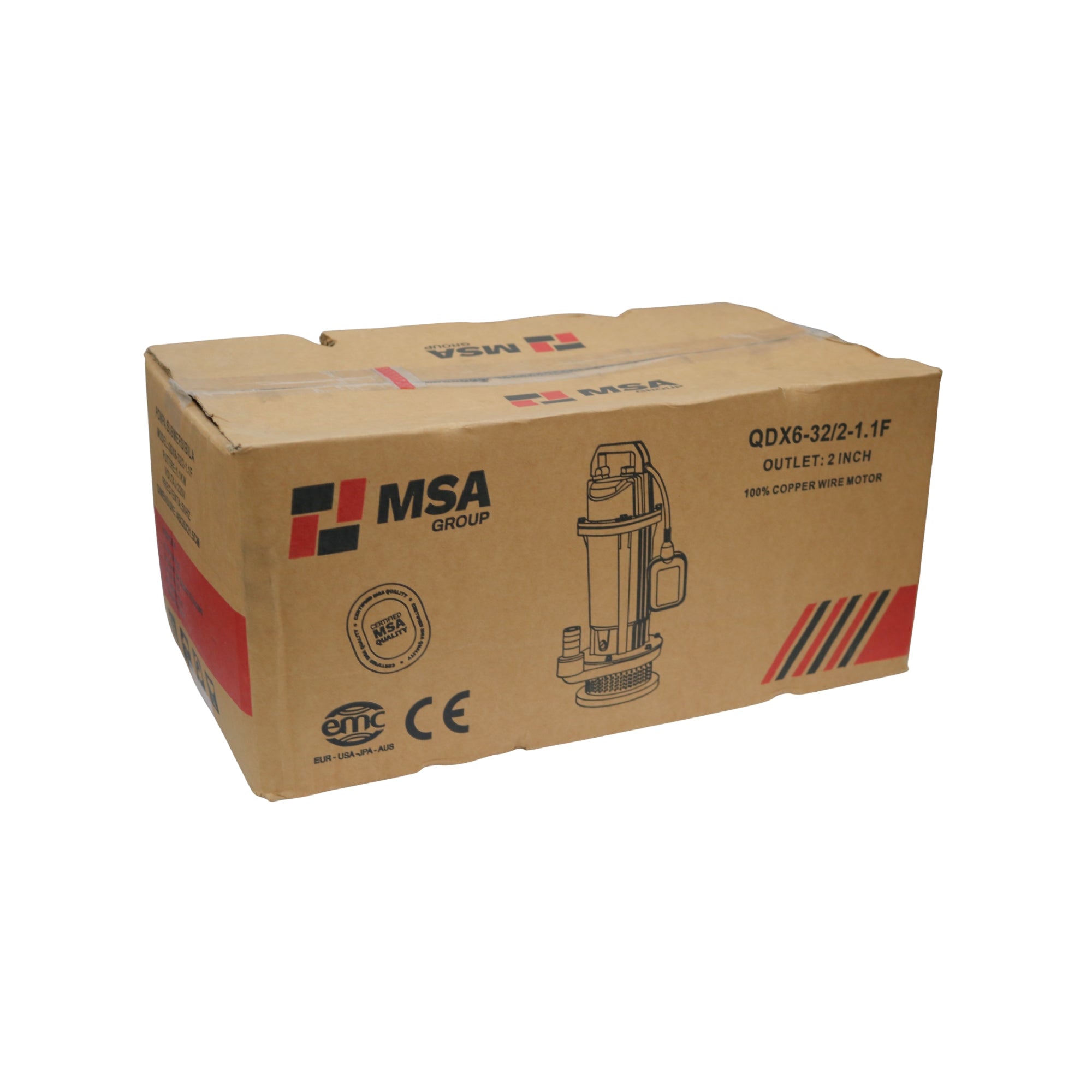 Pompa apă submersibilă QDX 6-32-1.1kW, 2", cupru, MSA