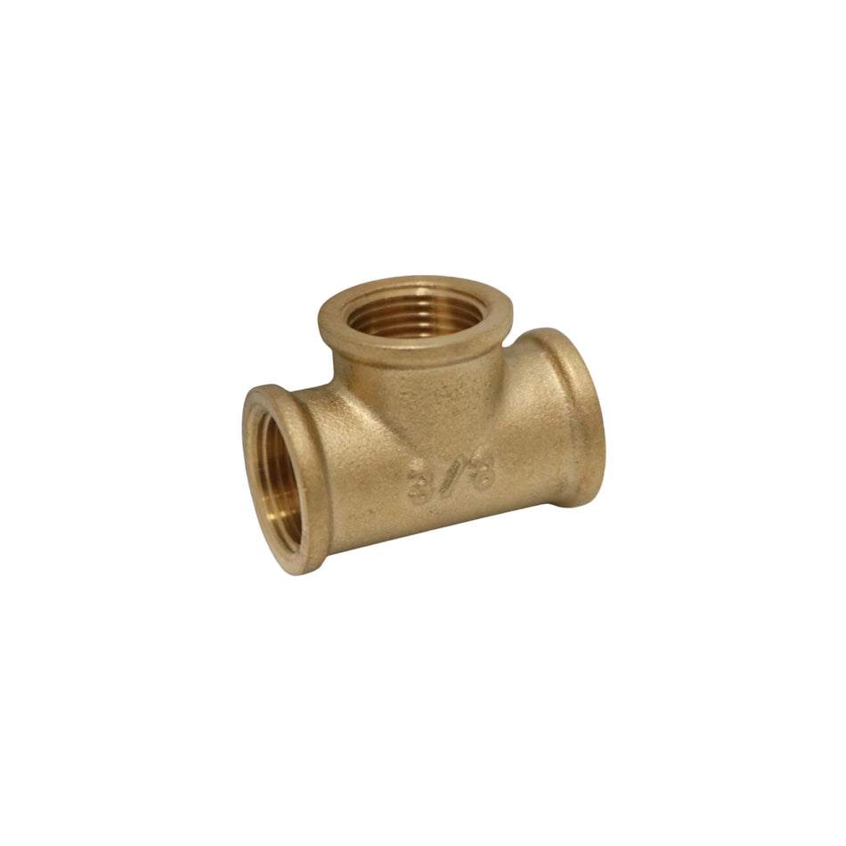 Teu din bronz 3/8", filet interior