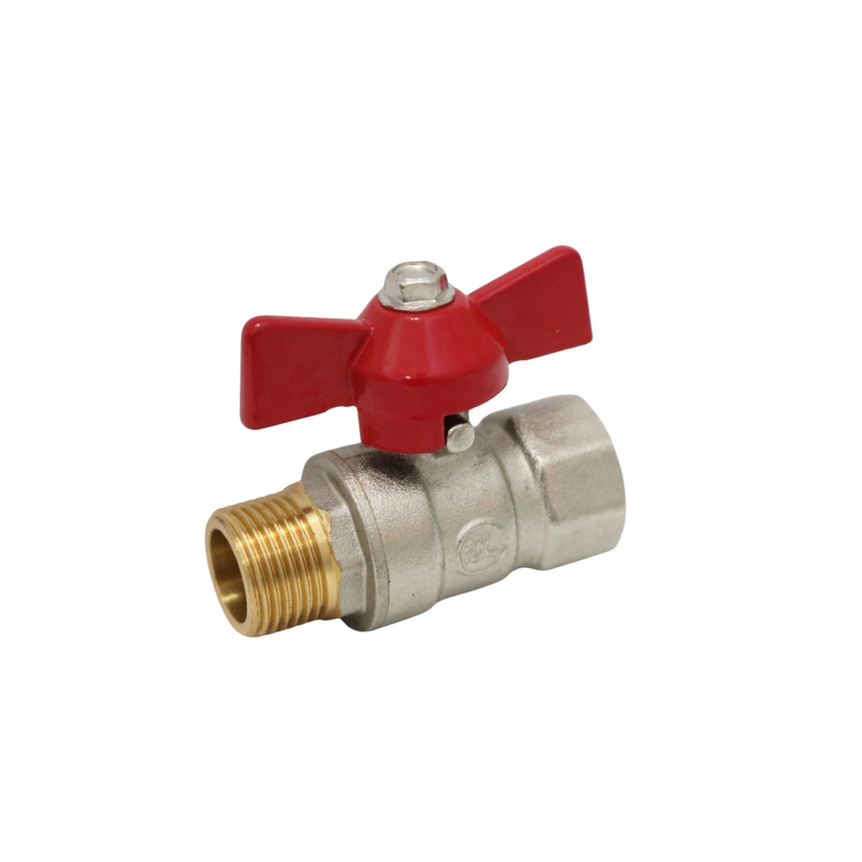 Robinet de trecere din bronz pentru apă 3/8", FM