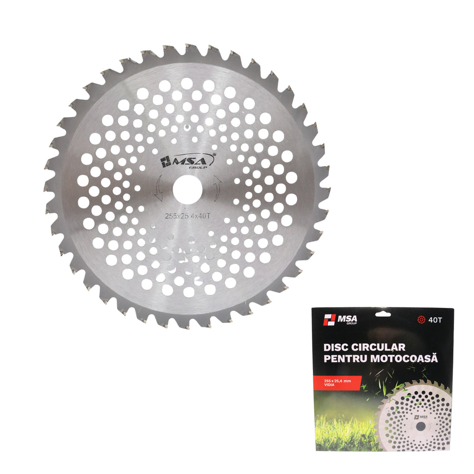 Disc motocoasă 255 x 25,4 mm x 40T VIDIA – MSA381