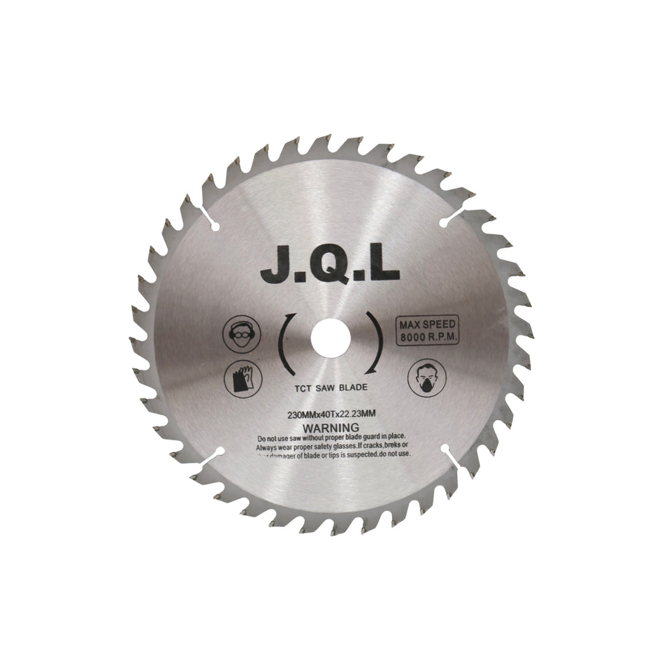 Disc vidia pentru lemn 230 x 22,23 mm x 40T, JQL