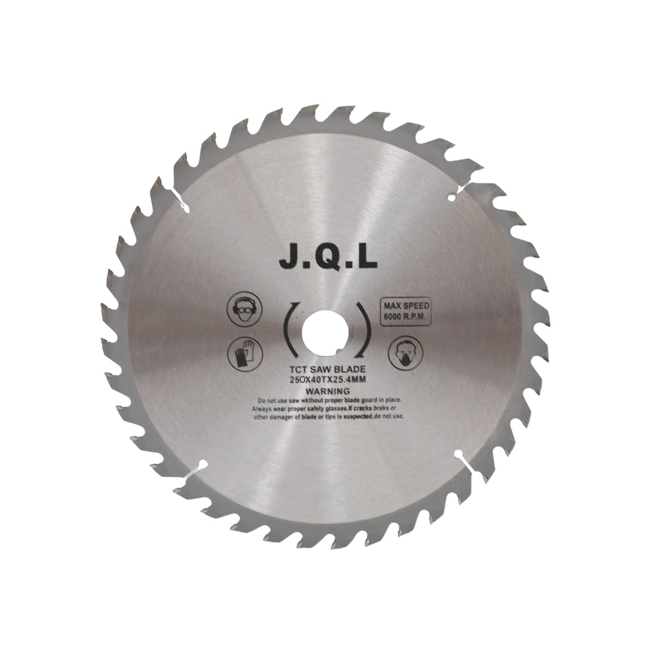 Disc vidia pentru lemn 250 x 25,4 mm x 40T, JQL