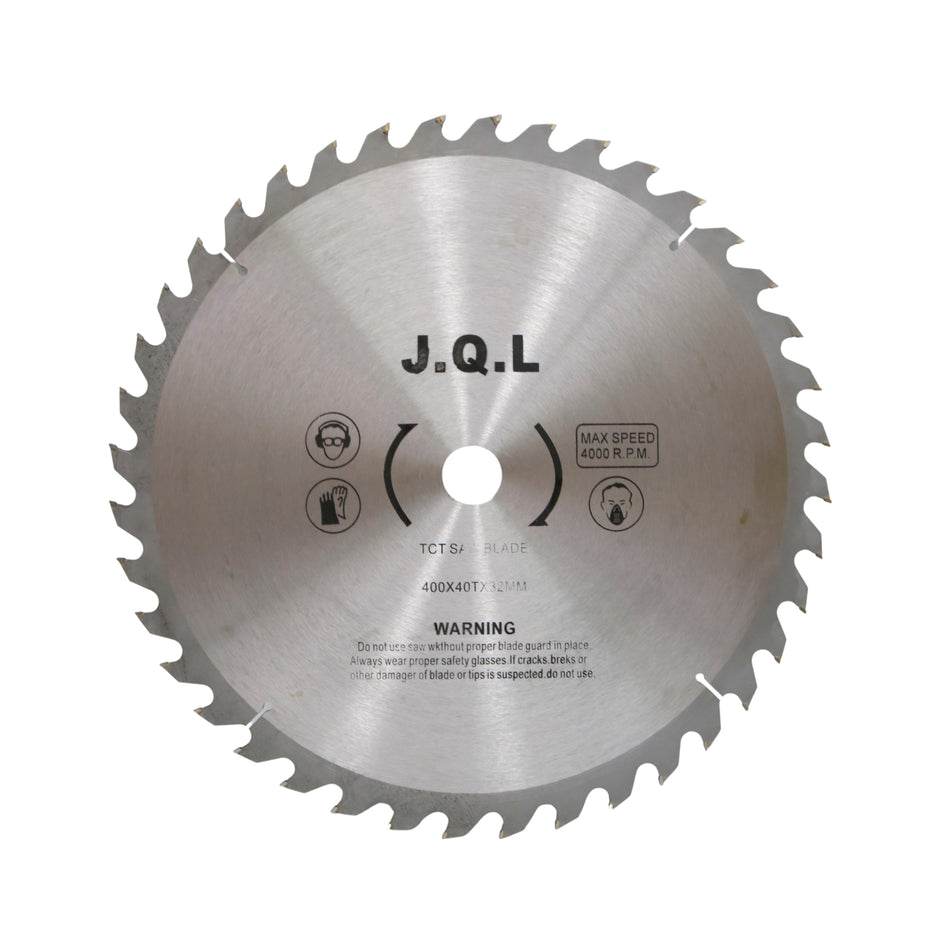 Disc vidia pentru lemn 400 x 32 mm x 40T, JQL