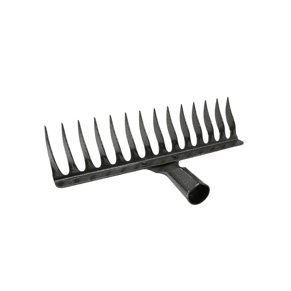 Greblă metalică pentru grădină, 14 dinți, lățime 32 cm