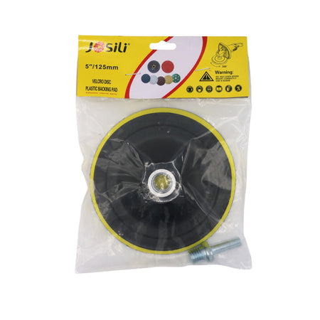 Suport cu scai(Velcro) pentru discuri abrazive 125 mm, Josili