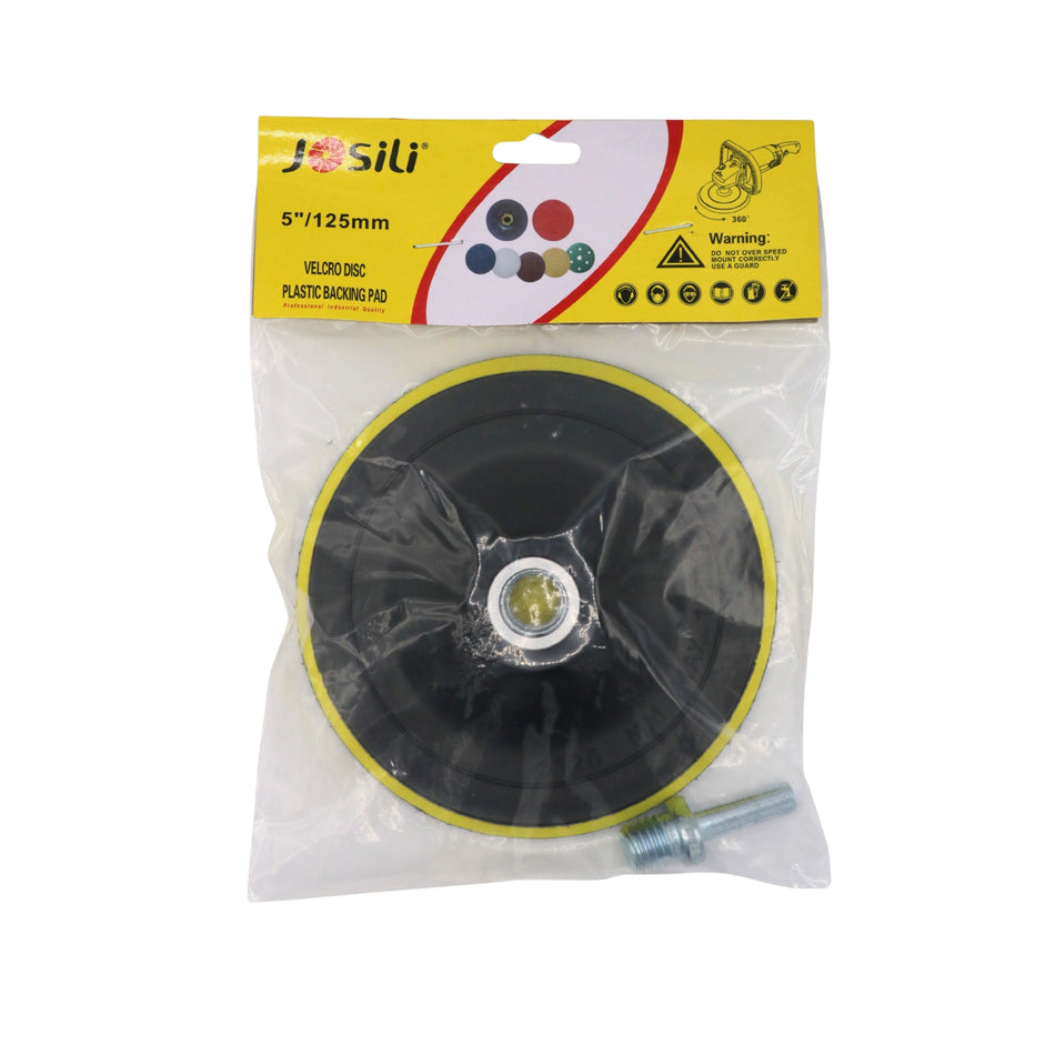 Suport cu scai(Velcro) pentru discuri abrazive 125 mm, Josili