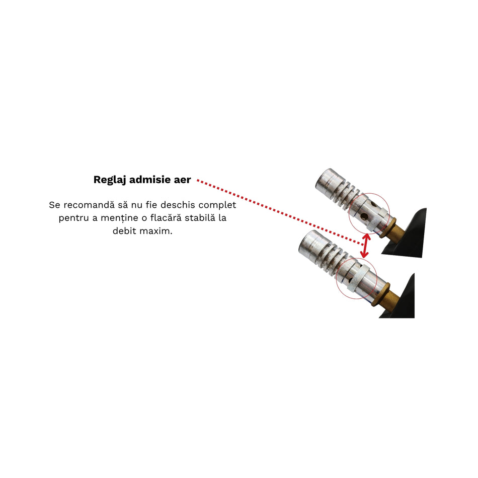 Lampă instalator pentru butelie 190 g – HUALIN