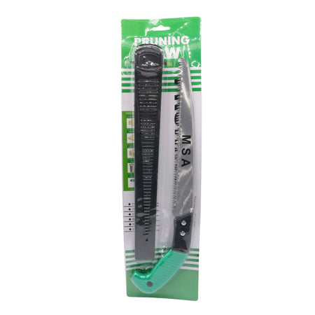 Fierăstrău pentru grădinărit, lamă curbată cu dinți tripli, mâner ergonomic, teacă inclusă, 240 mm