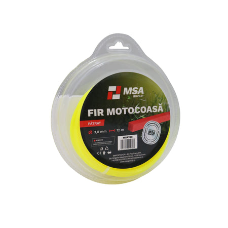 Fir Motocoasă Pătrat Ø3.0 mm, 12 m, – MSA749
