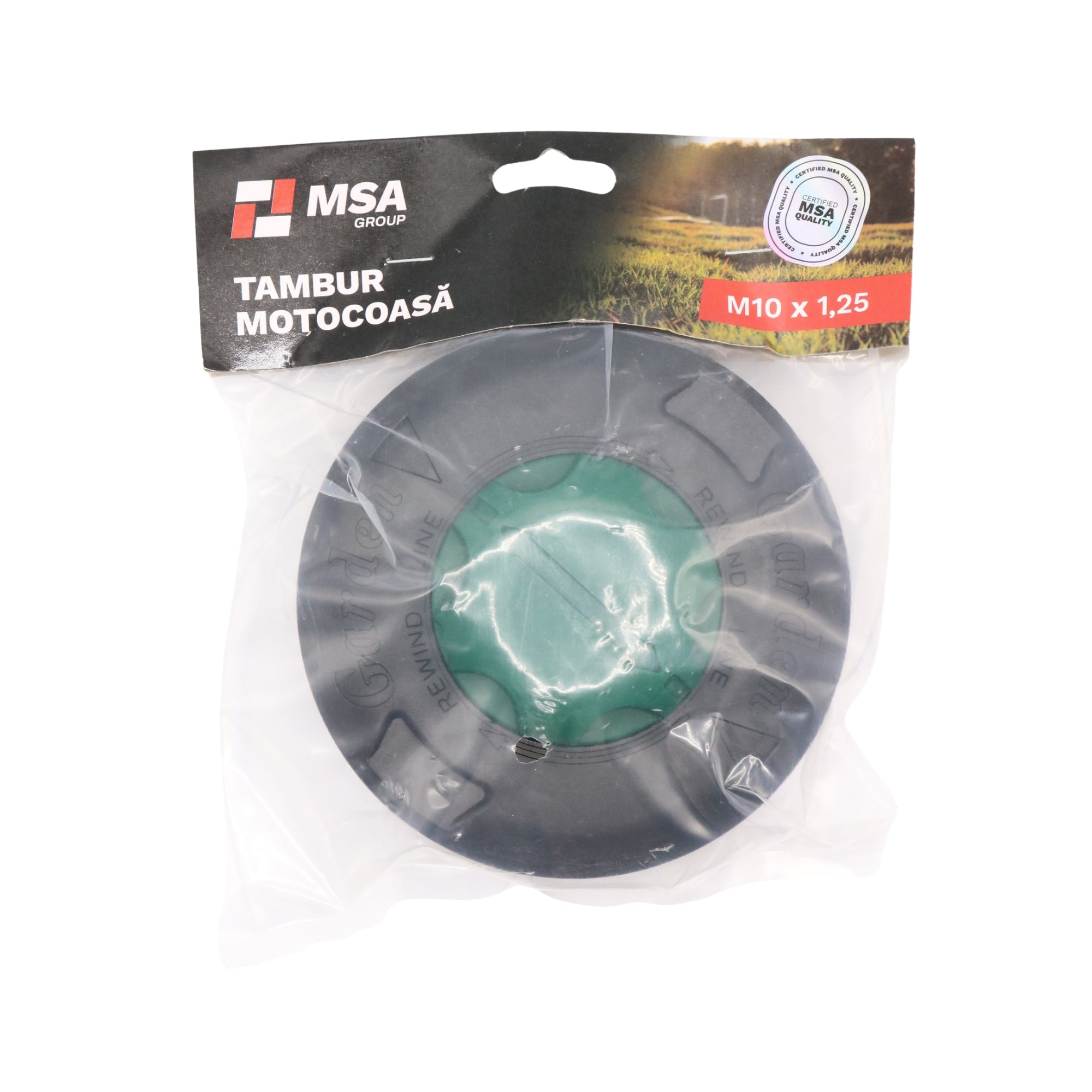 Tambur motocoasă GARDEN, M10 x 1.25, fir dublu, rewind line – MSA995