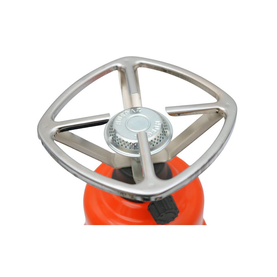 Aragaz camping metal Nurgaz Aspendos, pentru butelie/cartuș gaz 500 g
