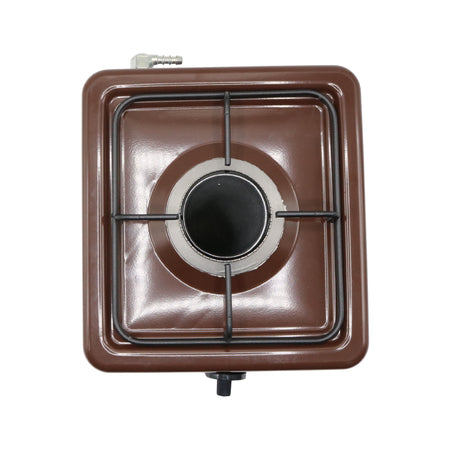 Aragaz cu 1 ochi Nurgaz NG3005, 2.3 kW, 28 x 26 cm, alimentare GPL, maro