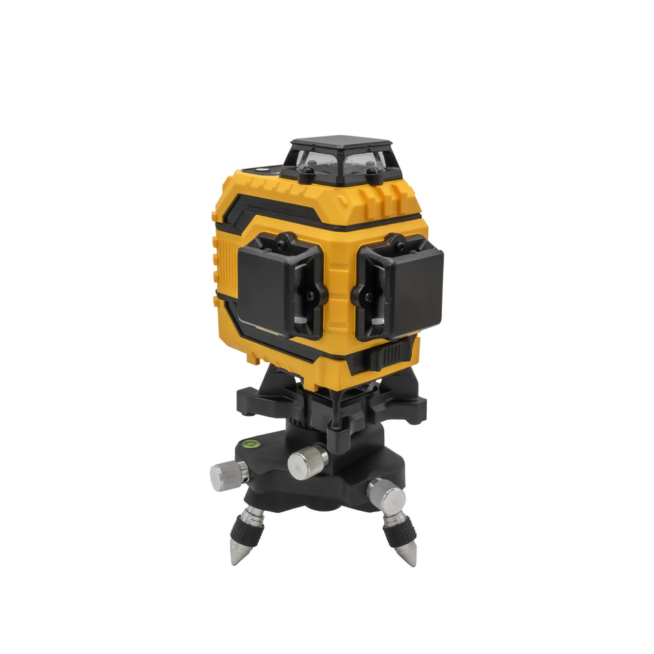 Nivelă laser 4D, 16 linii verzi, 4x360°, cu telecomandă și accesorii – SGS5429
