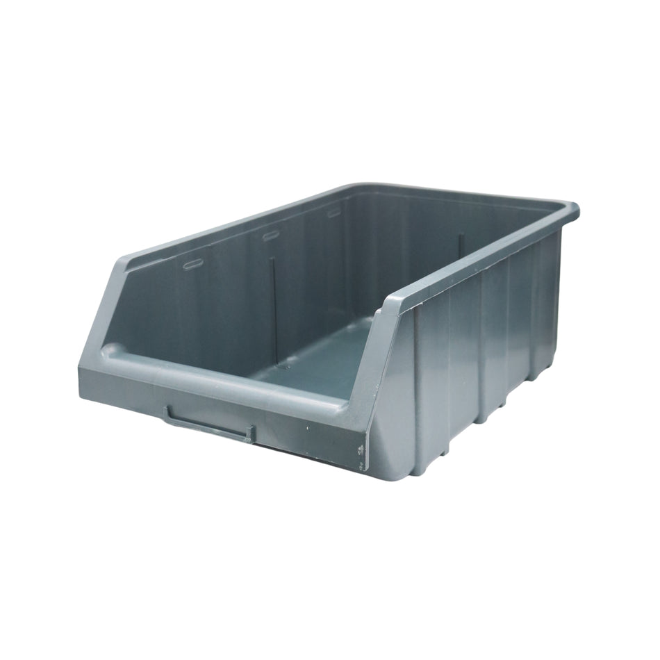 Cutie de depozitare din plastic, gri, 323 x 505 x 191 mm