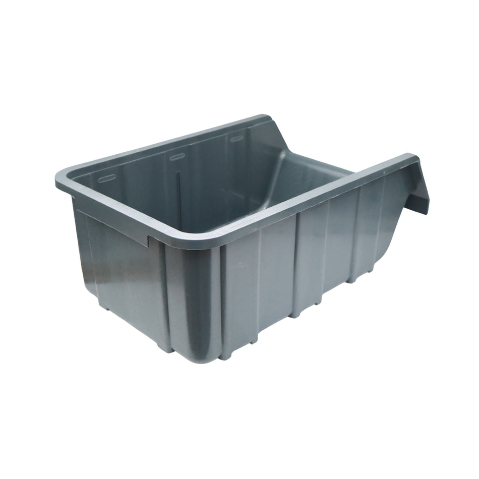 Cutie de depozitare din plastic, gri, 323 x 505 x 191 mm