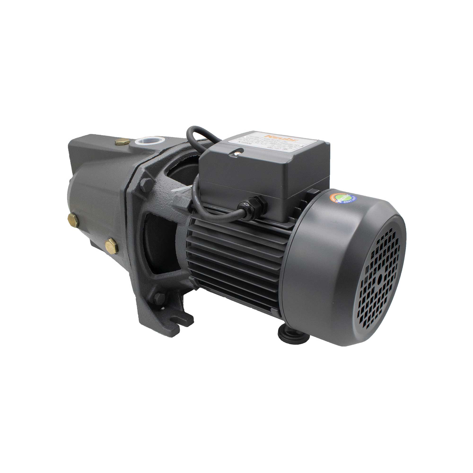 Pompa de suprafata, KZUBR JET100M, 550 W, 2850r/min, 50L/min, H.max 40m, Suct.Max 9m, Fonta , Bobinaj 100% cupru