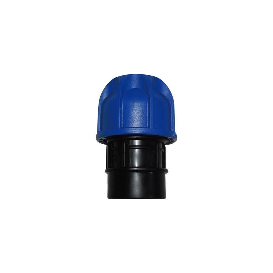 Racord compresiune PEHD cu filet interior, D 63 mm x 2", PN16