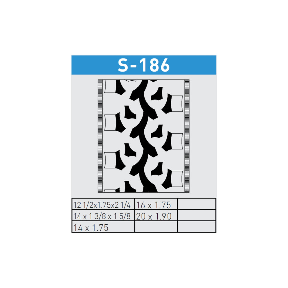 Anvelopă pentru bicicletă Deli Tire S-186, 12 1/2 x 1.75 x 2 1/4