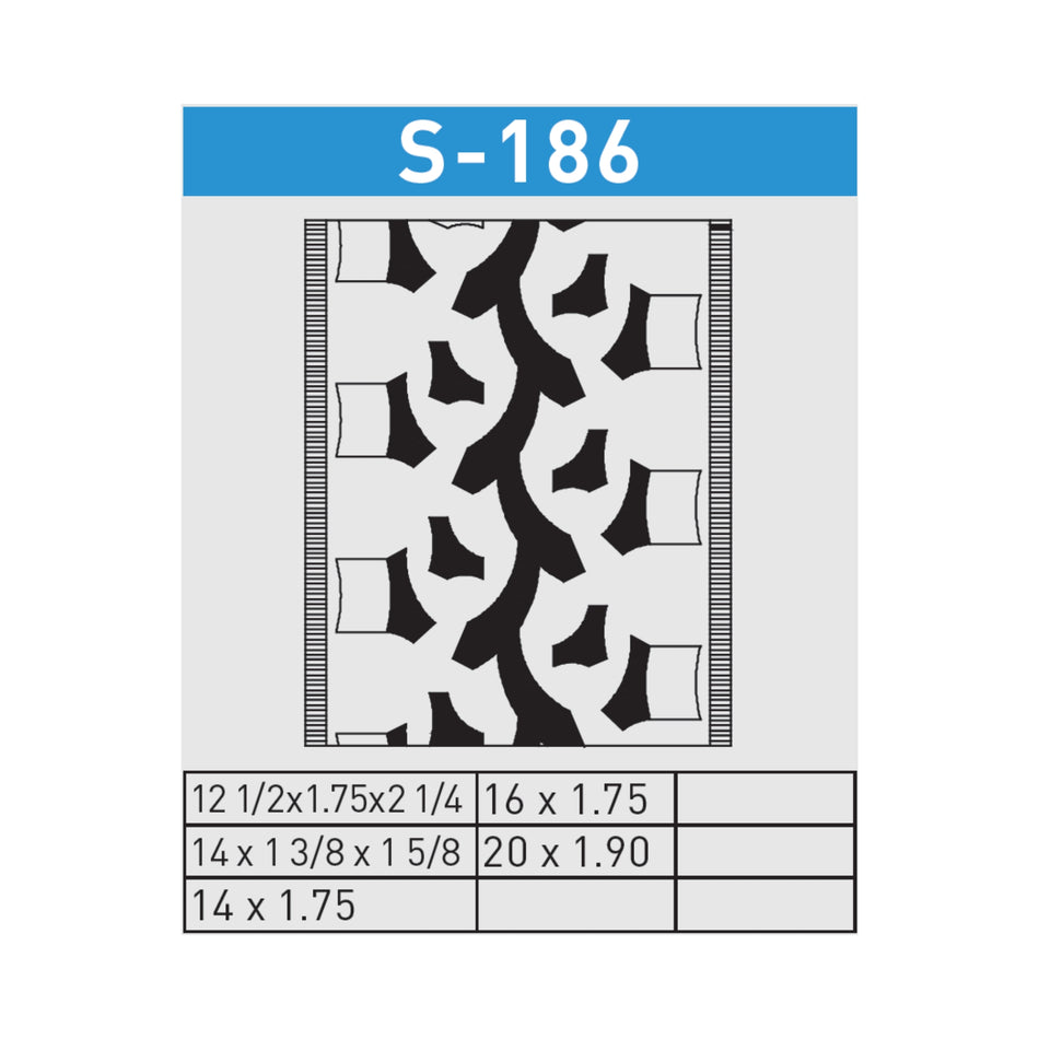Anvelopă pentru bicicletă Deli Tire S-186, 16 x 1.75