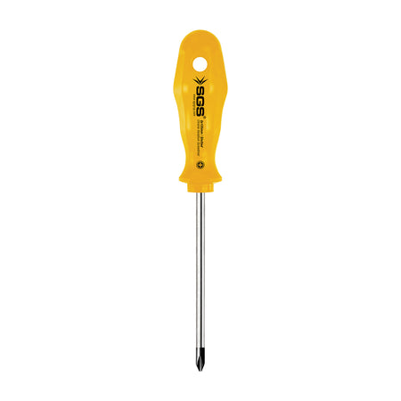 Șurubelniță cruce (Phillips) SGS Yellow Series Cr-V, 5 x 125 mm, mâner ergonomic
