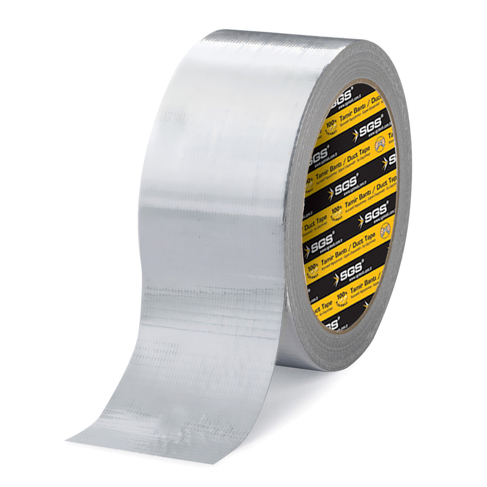 Bandă adezivă tip duct tape 48 mm x 40 m, gri, SGS1228